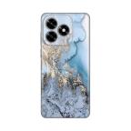 Maska Torbica Silikonska Print za Honor X5c Plus Blue Gold Marble cena 2500 din slika