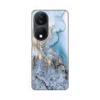 Maska Torbica Silikonska Print za Honor X7b Blue Gold Marble cena 2500 din slika