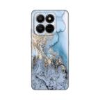 Maska Torbica Silikonska Print za Honor X7d 4G/400 Smart 5G Blue Gold Marble cena 2500 din slika