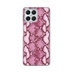 Maska Torbica Silikonska Print za Honor X8 Pink Snake cena 2500 din slika