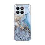 Maska Torbica Silikonska Print za Honor X8b Blue Gold Marble cena 2500 din slika