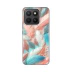 Maska Torbica Silikonska Print za Honor X8c Pastel Feathers cena 2500 din slika