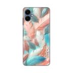 Maska Torbica Silikonska Print za Samsung A065F Galaxy A06 Pastel Feathers cena 2500 din slika
