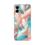 Maska Torbica Silikonska Print za Samsung A075F Galaxy A07 Pastel Feathers cena 2500 din slika