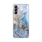 Maska Torbica Silikonska Print za Samsung A146B Galaxy A14 4/5G Blue Gold Marble cena 2500 din slika