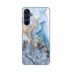 Maska Torbica Silikonska Print za Samsung A156B Galaxy A15 5G Blue Gold Marble cena 2500 din slika