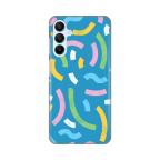 Maska Torbica Silikonska Print za Samsung A156B Galaxy A15 5G Happy Lines blue cena 2500 din slika