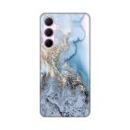Maska Torbica Silikonska Print za Samsung A356B Galaxy A35 5G Blue Gold Marble cena 2500 din slika