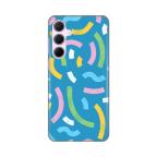 Maska Torbica Silikonska Print za Samsung A356B Galaxy A35 5G Happy Lines  blue cena 2500 din slika