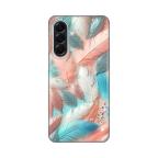 Maska Torbica Silikonska Print za Samsung A566B Galaxy A56 5G Pastel Feathers cena 2500 din slika