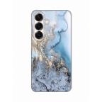 Maska Torbica Silikonska Print za Samsung S931B Galaxy S25 Blue Gold Marble cena 2500 din slika