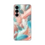 Maska Torbica Silikonska Print za Samsung S946B Galaxy S26 Plus Pastel Feathers cena 2500 din slika