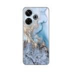 Maska Torbica Silikonska Print za Xiaomi Redmi 13 Blue Gold Marble cena 2500 din slika