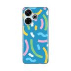 Maska Torbica Silikonska Print za Xiaomi Redmi 13 Happy Lines blue cena 1000 din slika