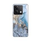 Maska Torbica Silikonska Print za Xiaomi Redmi Note 13 4G Blue Gold Marble cena 2500 din slika