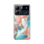 Maska Torbica Silikonska Print za ZTE Blade A54 Pastel Feathers cena 2500 din slika