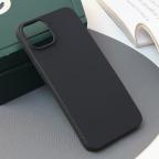 Maska Torbica silikonska Skin za iPhone 15 Plus 6.7 mat crna cena 1000 din slika
