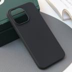 Maska Torbica silikonska Skin za iPhone 15 Pro Max 6.7 mat crna cena 1000 din slika