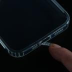 Maska Torbica silikonska Ultra Thin with pluggy za iPhone 13 Pro Max 6.7 transparent slika 2