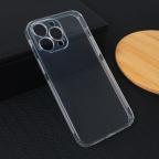 Maska Torbica silikonska Ultra Thin with pluggy za iPhone 14 Pro Max 6.7 transparent cena 1000 din slika