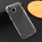 Maska Torbica silikonska Ultra Thin with pluggy za iPhone 15 6.1 transparent cena 1000 din slika