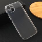 Maska Torbica silikonska Ultra Thin with pluggy za iPhone 15 Plus 6.7 transparent cena 1000 din slika