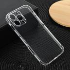 Maska Torbica silikonska Ultra Thin with pluggy za iPhone 16 Pro Max 6.9 transparent cena 1000 din slika