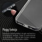 Maska Torbica silikonska Ultra Thin with pluggy za iPhone 17 Pro/18 Pro 6.3 transparent slika 2