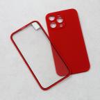 Maska Torbica Slim 360 Full za iPhone 13 Pro Max 6.7 crvena cena 1000 din slika