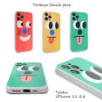 Maska Torbica Smile face za iPhone 12 6.1 zelena slika 3