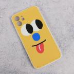 Maska Torbica Smile face za iPhone 12 6.1 zuta cena 1000 din slika