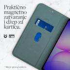 Maska Torbica Teracell Elegant Flip za Honor 600/600 Pro tamno zelena slika 5