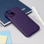 Maska Torbica Teracell Giulietta Magsafe za iPhone 15 6.1 tamno ljubicasta slika 6