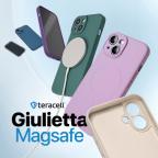 Maska Torbica Teracell Giulietta Magsafe za iPhone 15 Pro Max 6.7 plava cena 2500 din slika