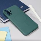 Maska Torbica Teracell Giulietta Magsafe za iPhone 16 Plus 6.7 tamno zelena slika 6