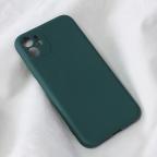 Maska Torbica Teracell Soft Velvet za iPhone 11 6.1 tamno zelena cena 1000 din slika