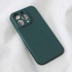 Maska Torbica Teracell Soft Velvet za iPhone 14 Pro 6.1 tamno zelena cena 1000 din slika