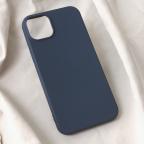 Maska Torbica Teracell Soft Velvet za iPhone 15 Plus 6.7 tamno plava cena 1000 din slika