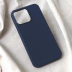 Maska Torbica Teracell Soft Velvet za iPhone 15 Pro Max 6.7 tamno plava cena 1000 din slika
