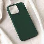 Maska Torbica Teracell Soft Velvet za iPhone 15 Pro Max 6.7 tamno zelena cena 1000 din slika