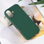 Maska Torbica Teracell Soft Velvet za iPhone 17 6.3 tamno zelena cena 1000 din slika
