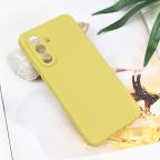 Maska Torbica Teracell Soft Velvet za Samsung A566B Galaxy A56 5G zuta cena 1000 din slika
