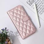 Maska Torbica Wallet Romb za Samsung A055F Galaxy A05 roze slika 5