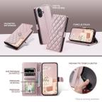 Maska Torbica Wallet Romb za Samsung A556B Galaxy A55 5G crvena slika 3