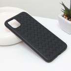 Maska Torbica Weave case za iPhone 11 6.1 crna cena 1000 din slika