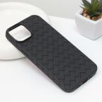 Maska Torbica Weave case za iPhone 14 6.1 crna cena 1000 din slika