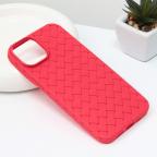 Maska Torbica Weave case za iPhone 14 6.1 crvena cena 1000 din slika