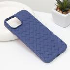 Maska Torbica Weave case za iPhone 14 6.1 plava cena 1000 din slika