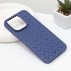 Maska Torbica Weave case za iPhone 14 6.1 Pro plava cena 1000 din slika