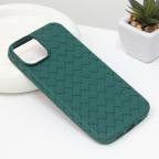Maska Torbica Weave case za iPhone 14 6.1 zelena cena 1000 din slika
